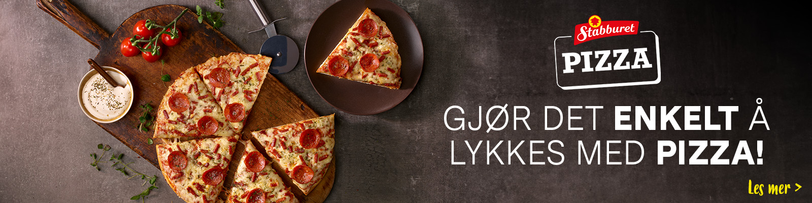 Gjør det enkelt å lykkes med pizza