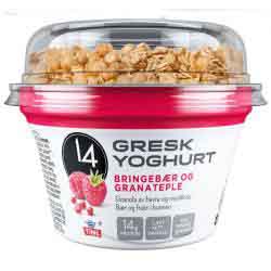 14 gresk yoghurt brb granateple  170g