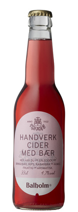 Balholm handverkcider bær   4,7%  12x33cl