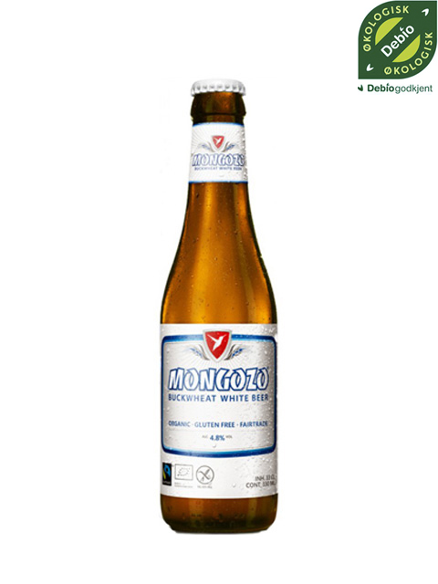 Mongozo buckwheat white beer glutenfri økol. 4,7% 24x33cl