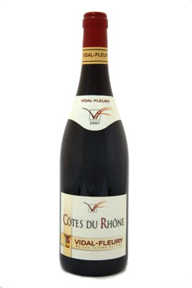 Vidal-fleury côtes du rhône  14%  75cl