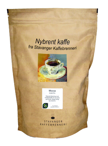 Kaffe sumatra-mocca filtermalt økol.   1kg