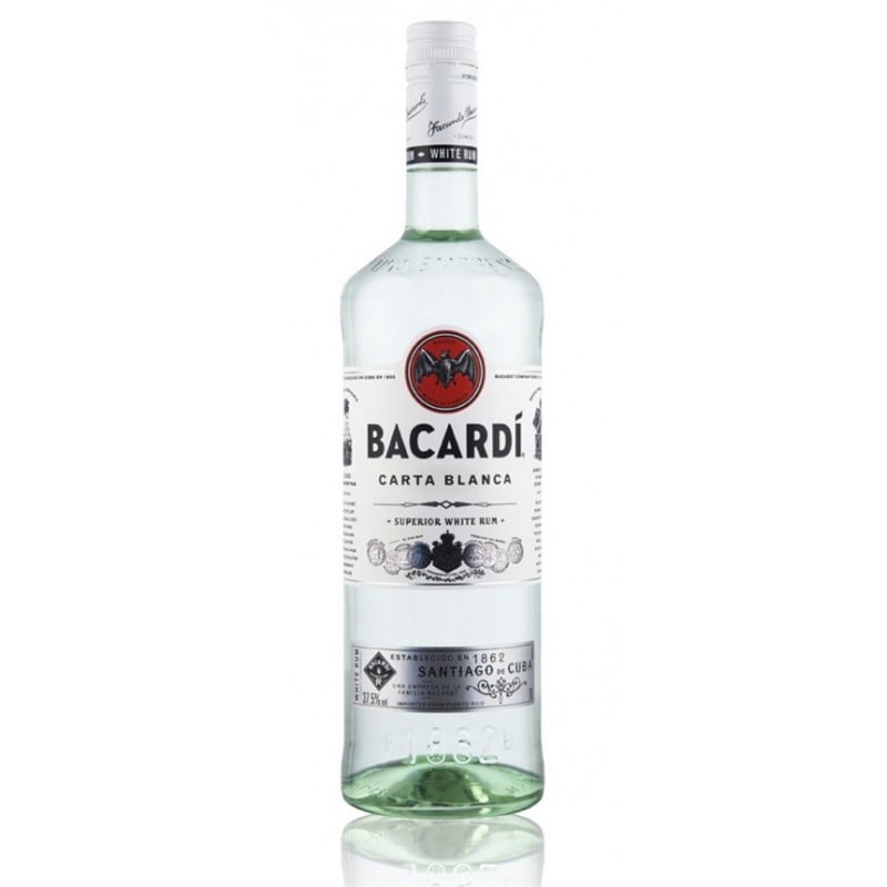 Bacardi carta blanca  37,5%  70cl