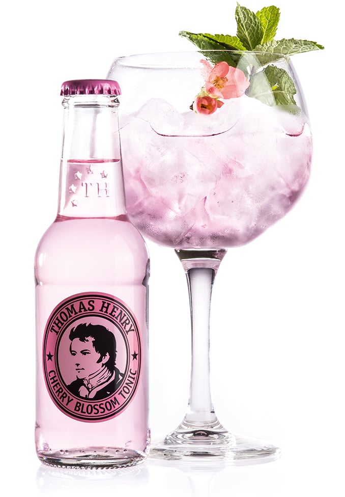 Thomas henry cherry blossom tonic  24x20cl