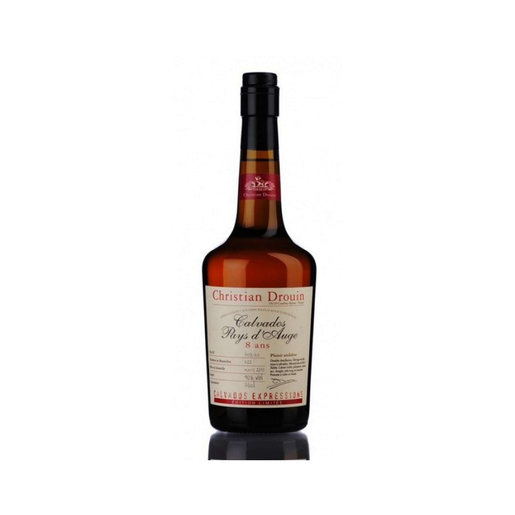 Calvados christian drouin plaisir andalou  40%  70cl