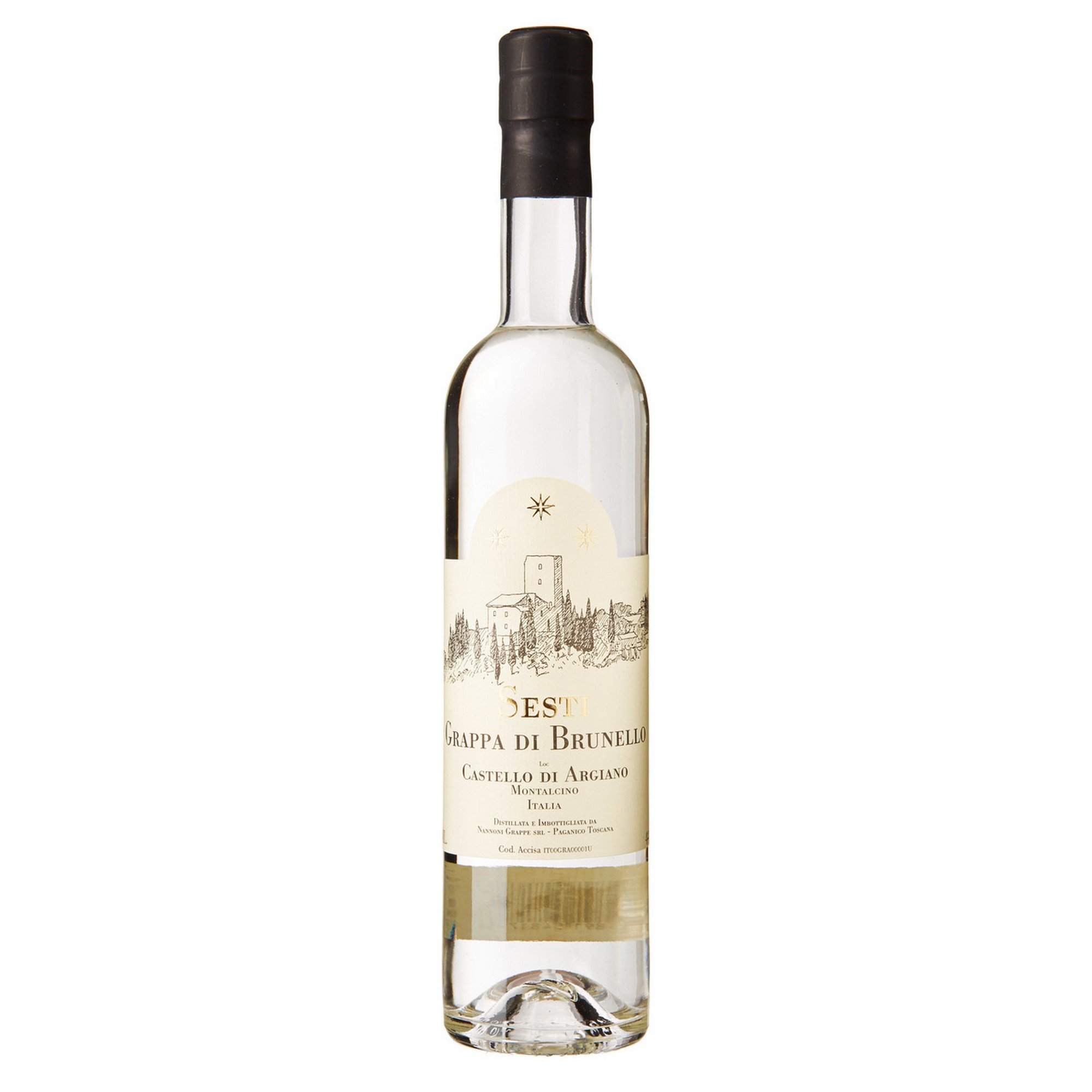 Sesti grappa di brunello  42%  50cl