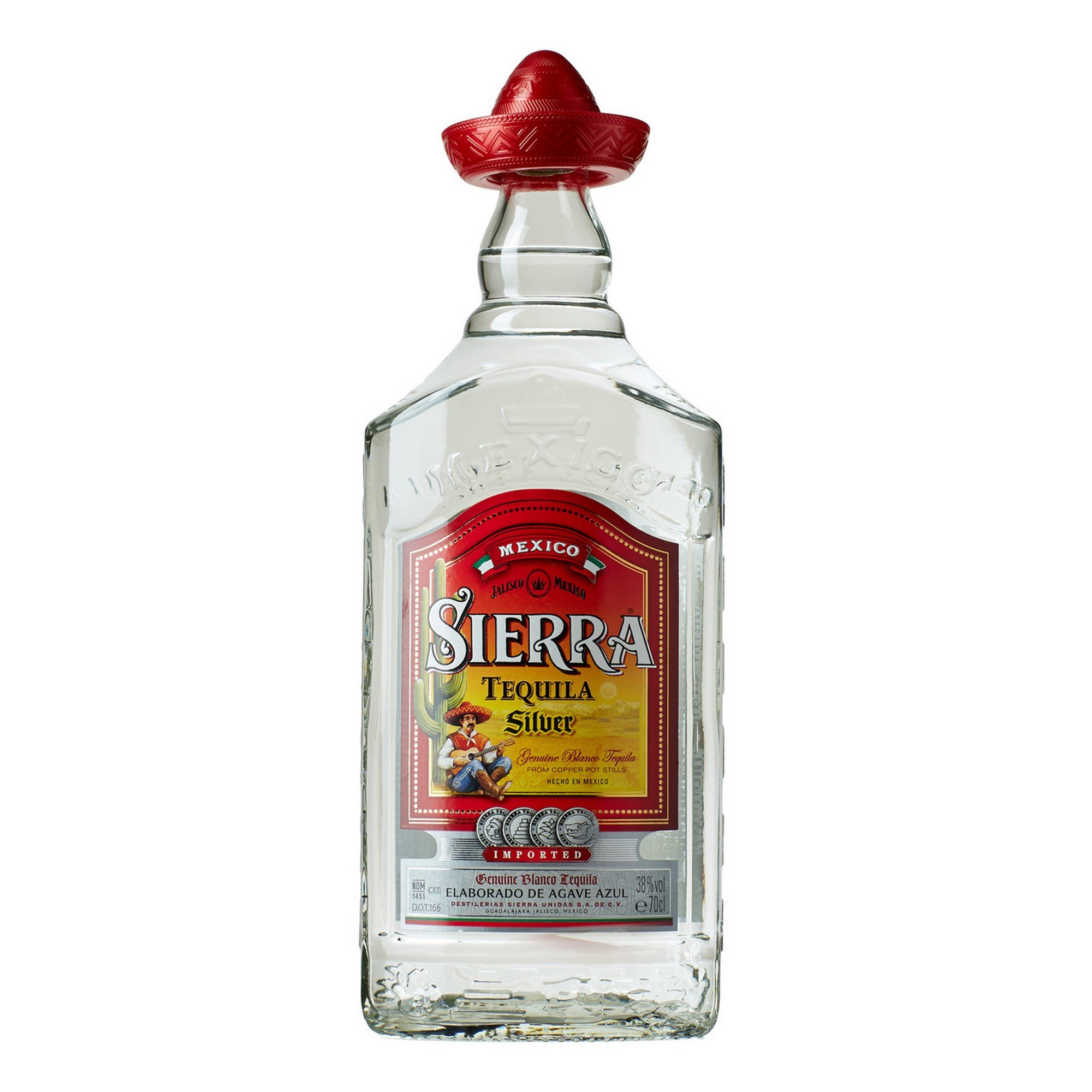 Tequila sierra  38%  70cl