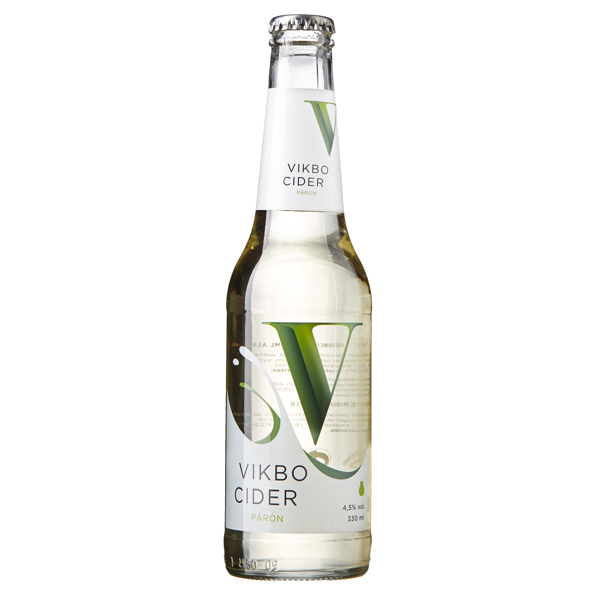 Vikbo pærecider  4,5%  24x33cl