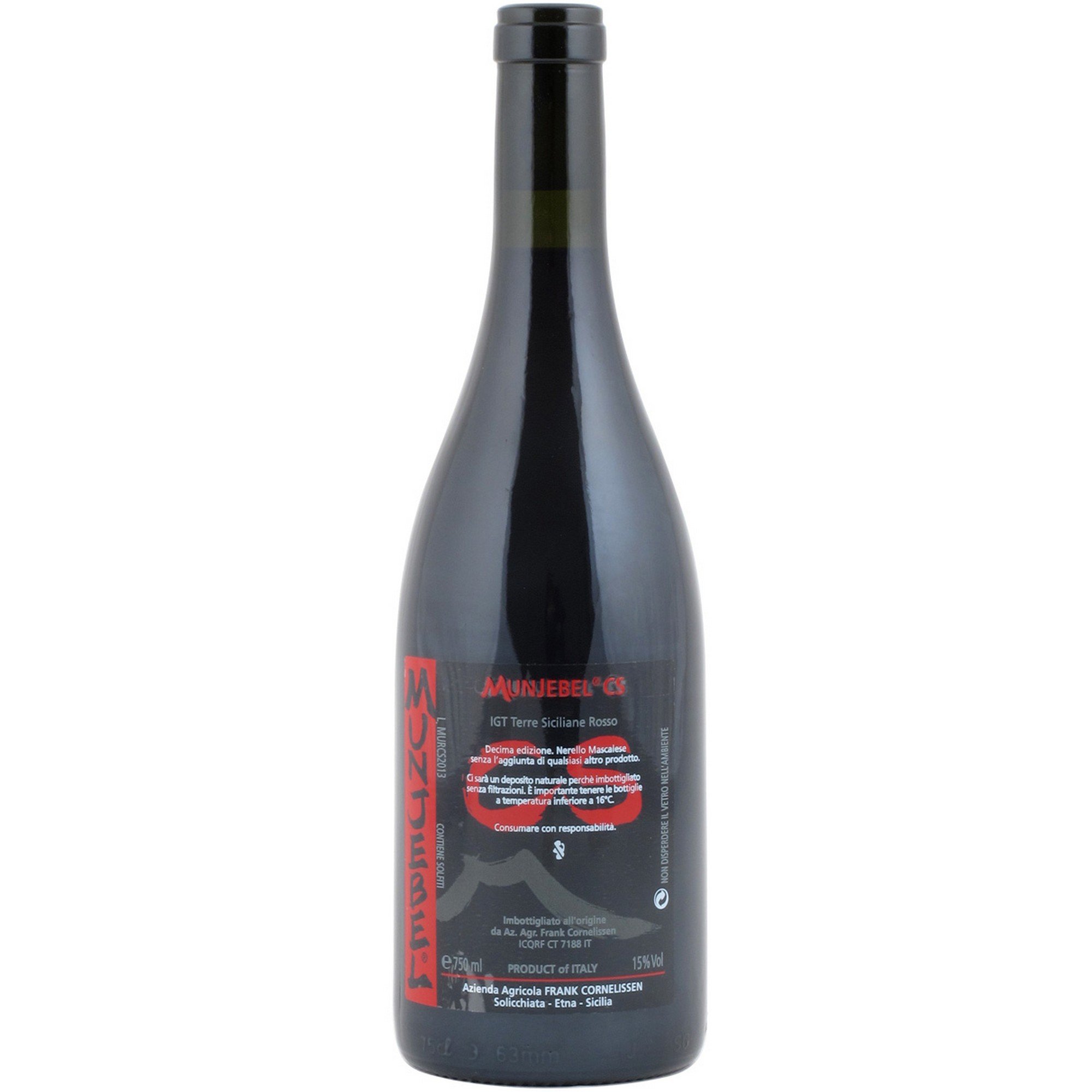 Cornelissen munjebel rosso cs 2012  16,5%  75cl