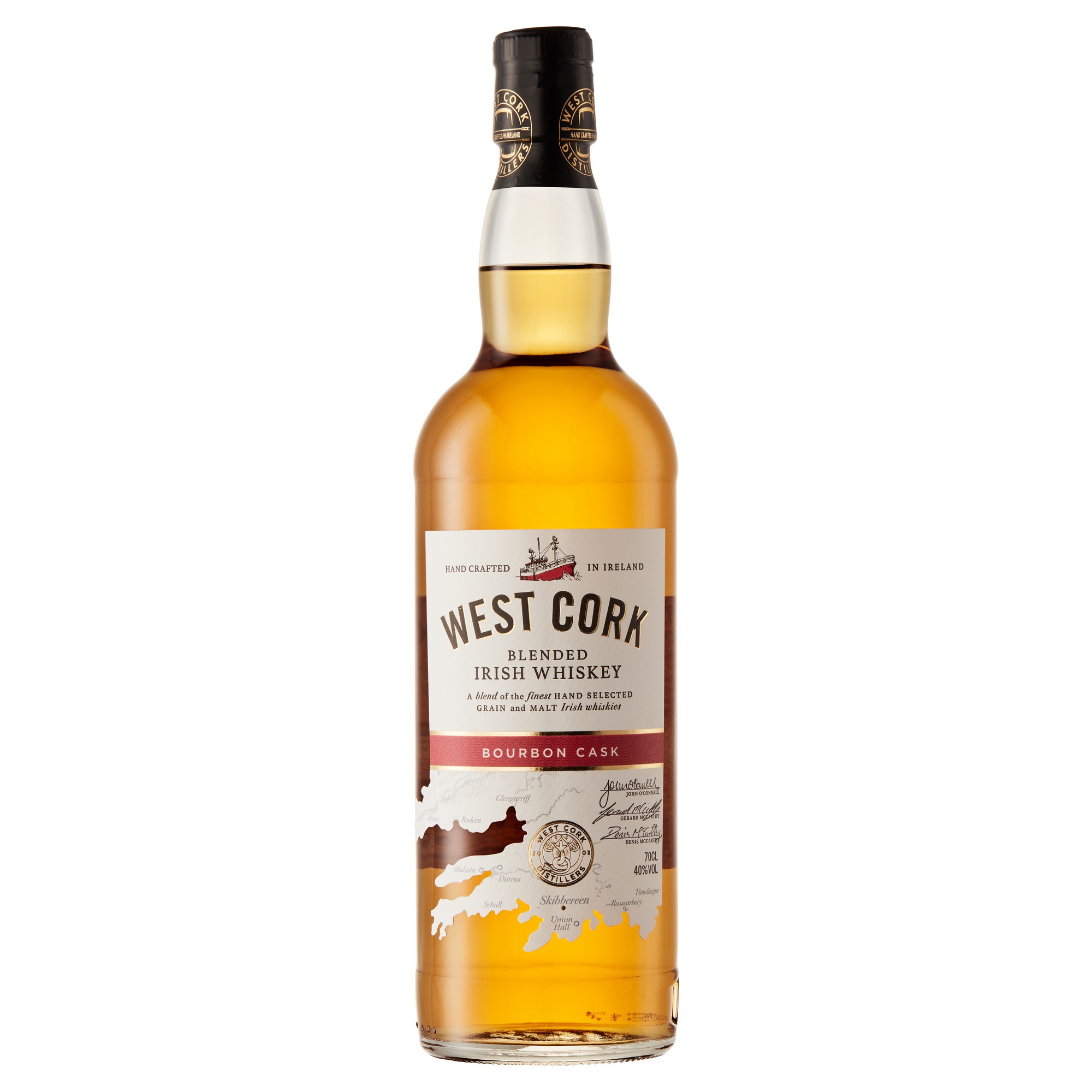 West cork irish whiskey   40%   70cl