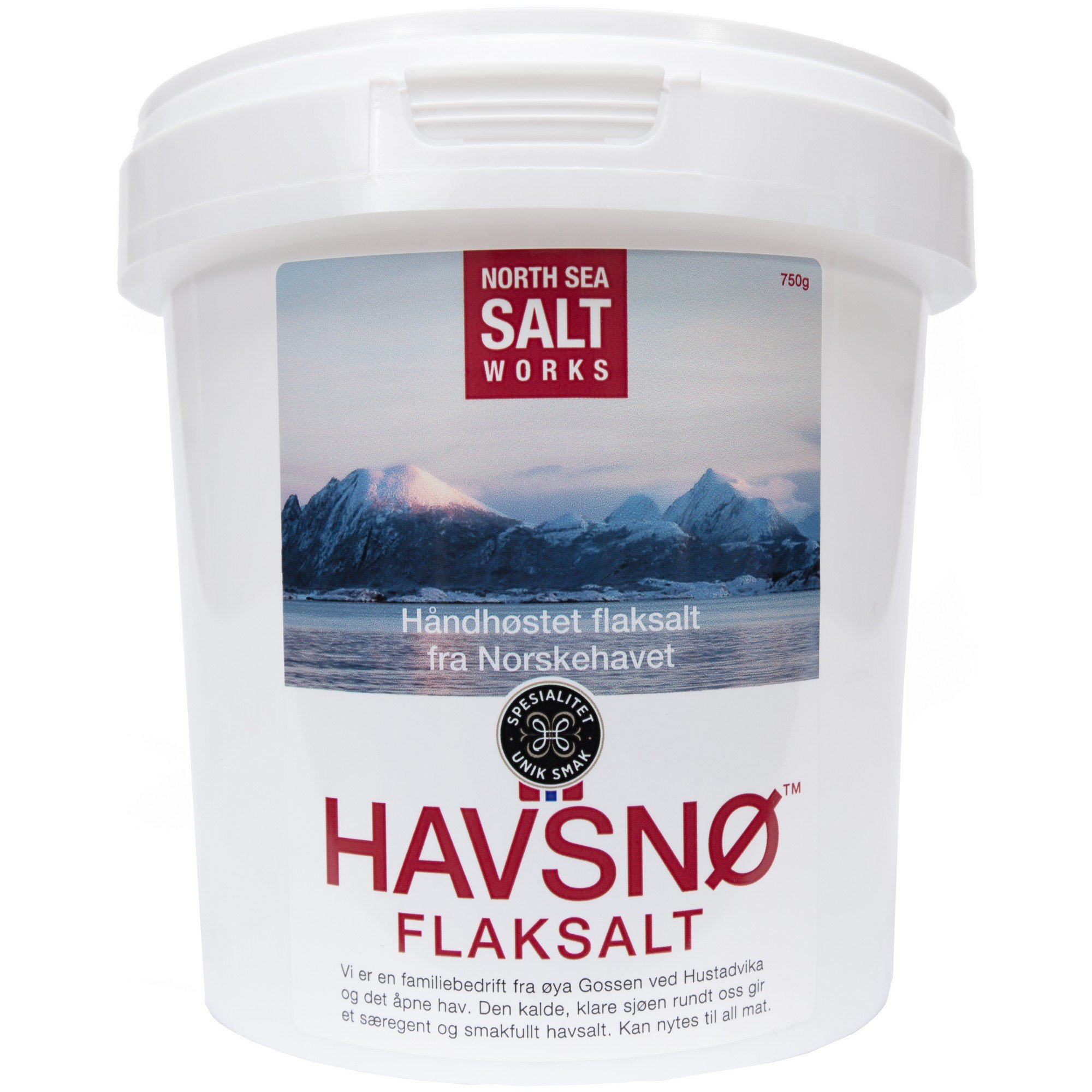 Kokkebøtta havsaltflak   750g