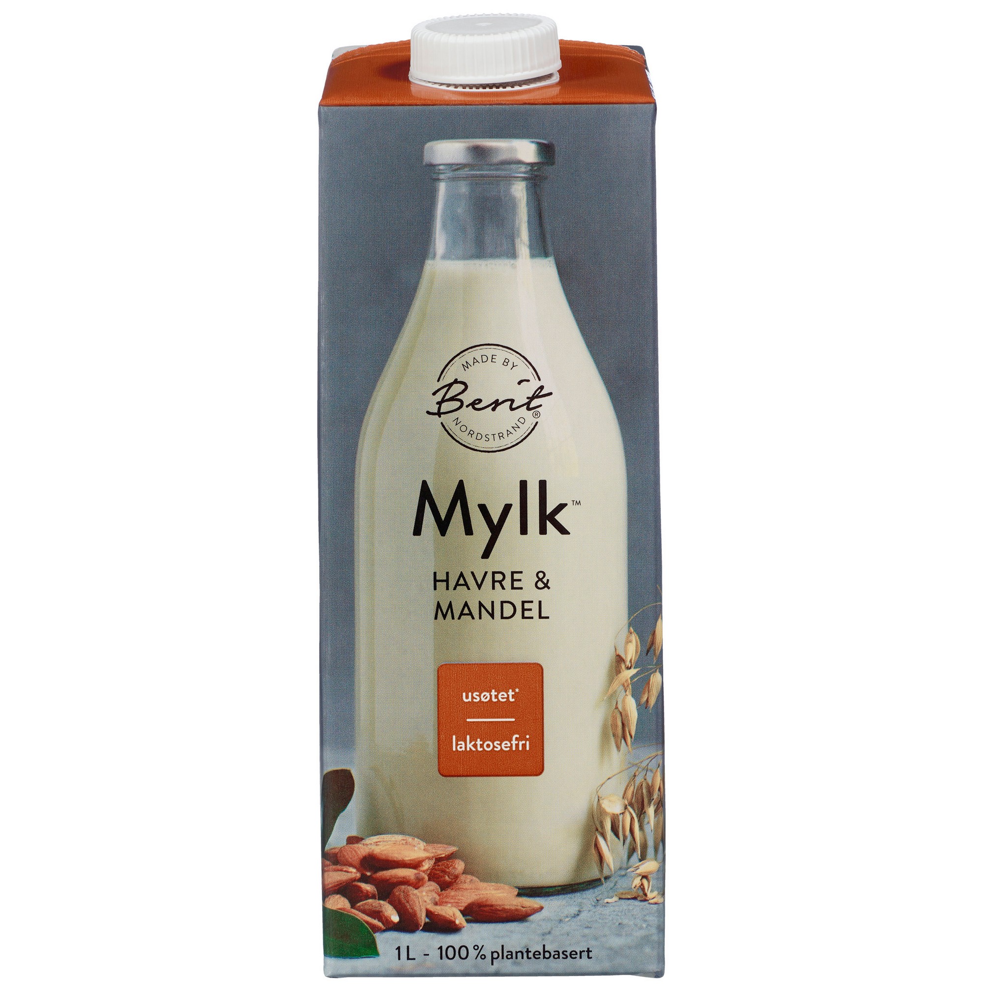 Havre og mandelmylk 1l