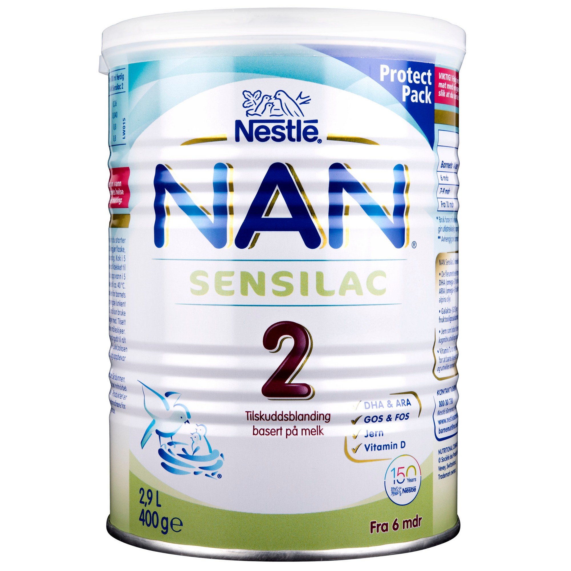 Nan sensilac 2 fra 6m  400g