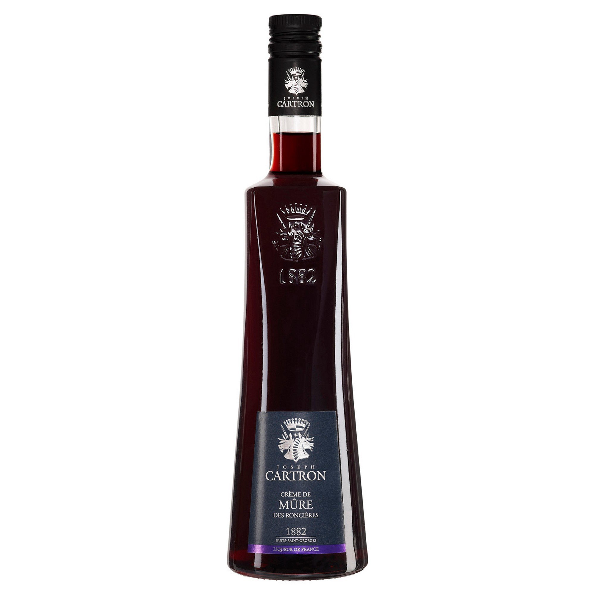 Cartron creme de mure de roncieres    18%    50cl