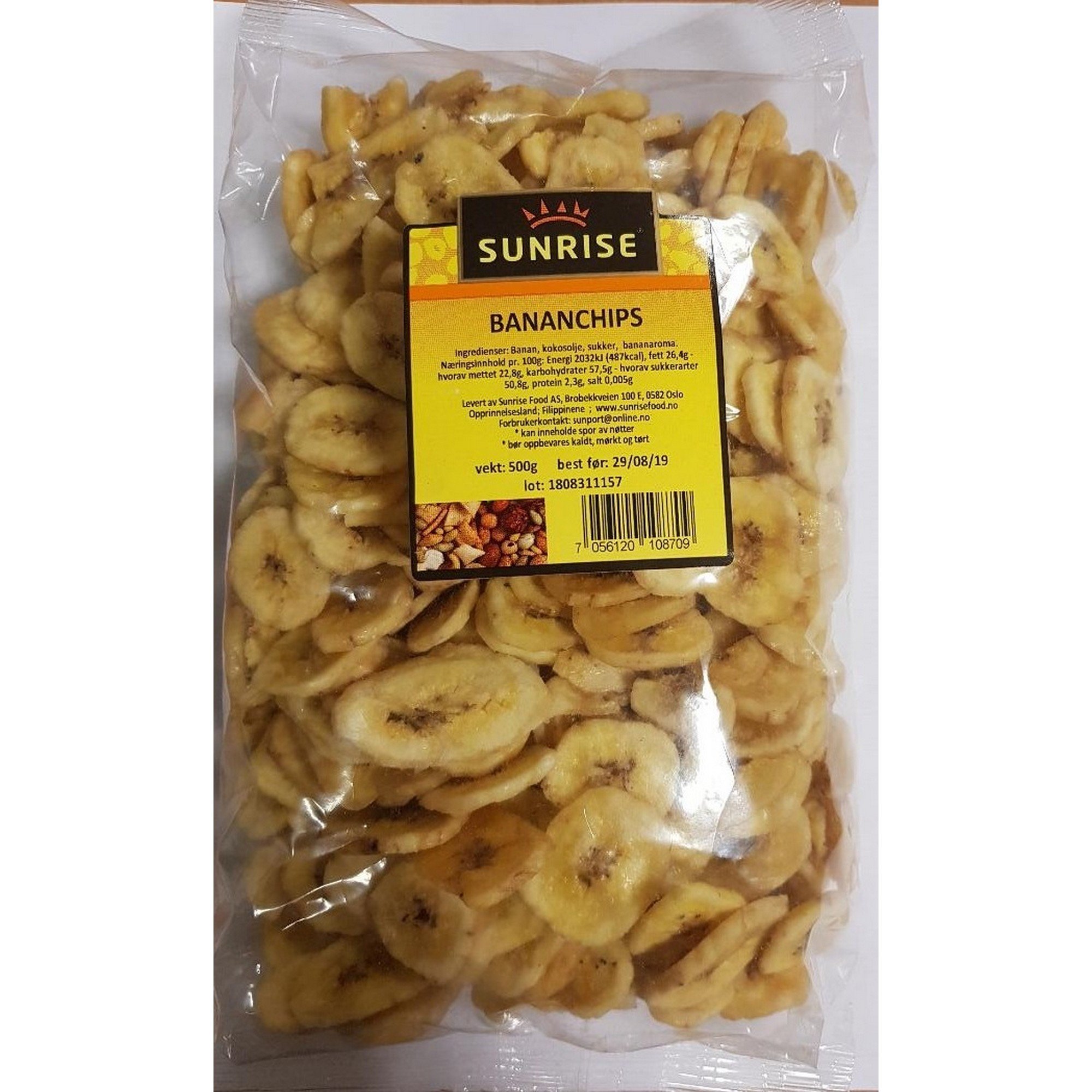 Bananchips 500g