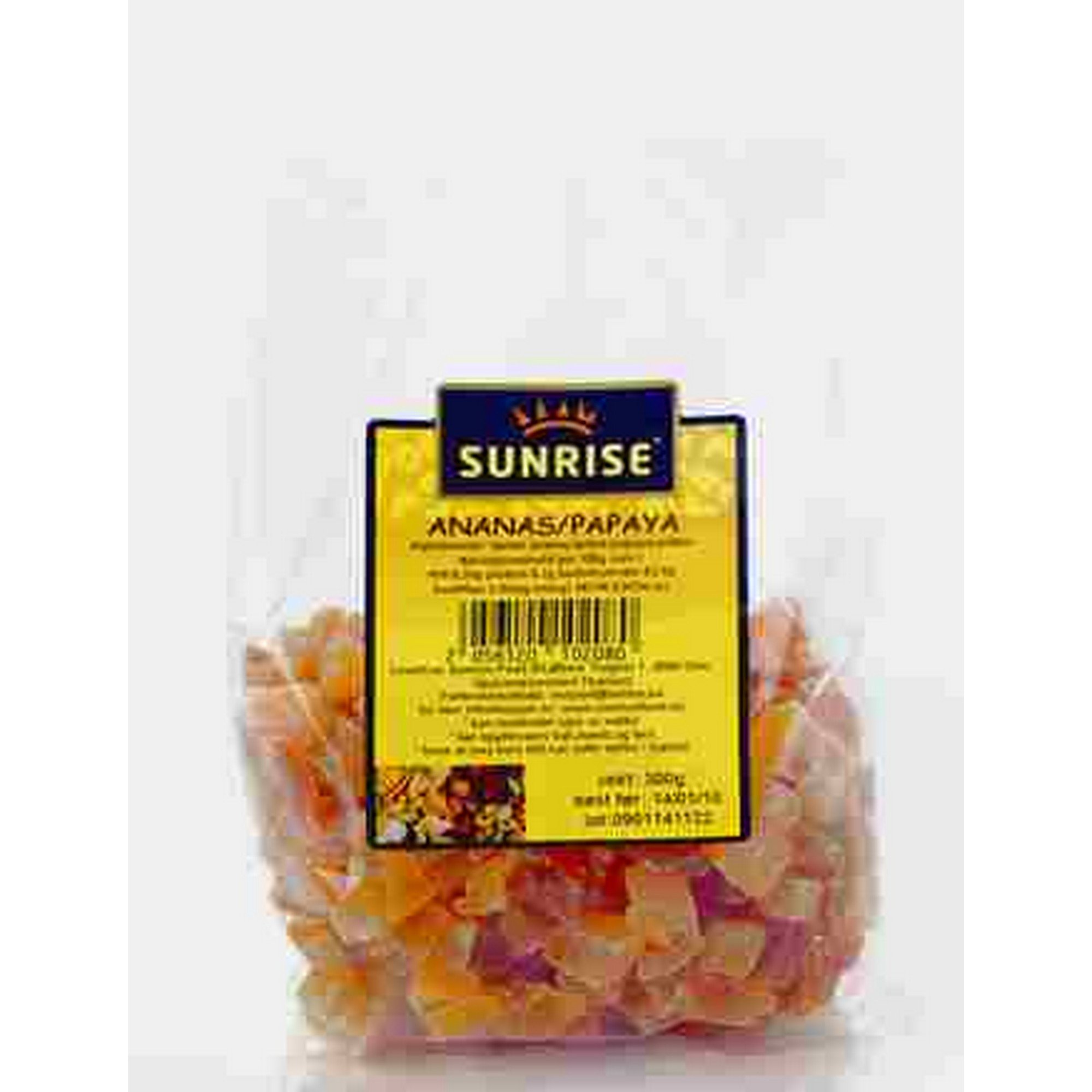 Ananas/papaya mix sunrise  250g