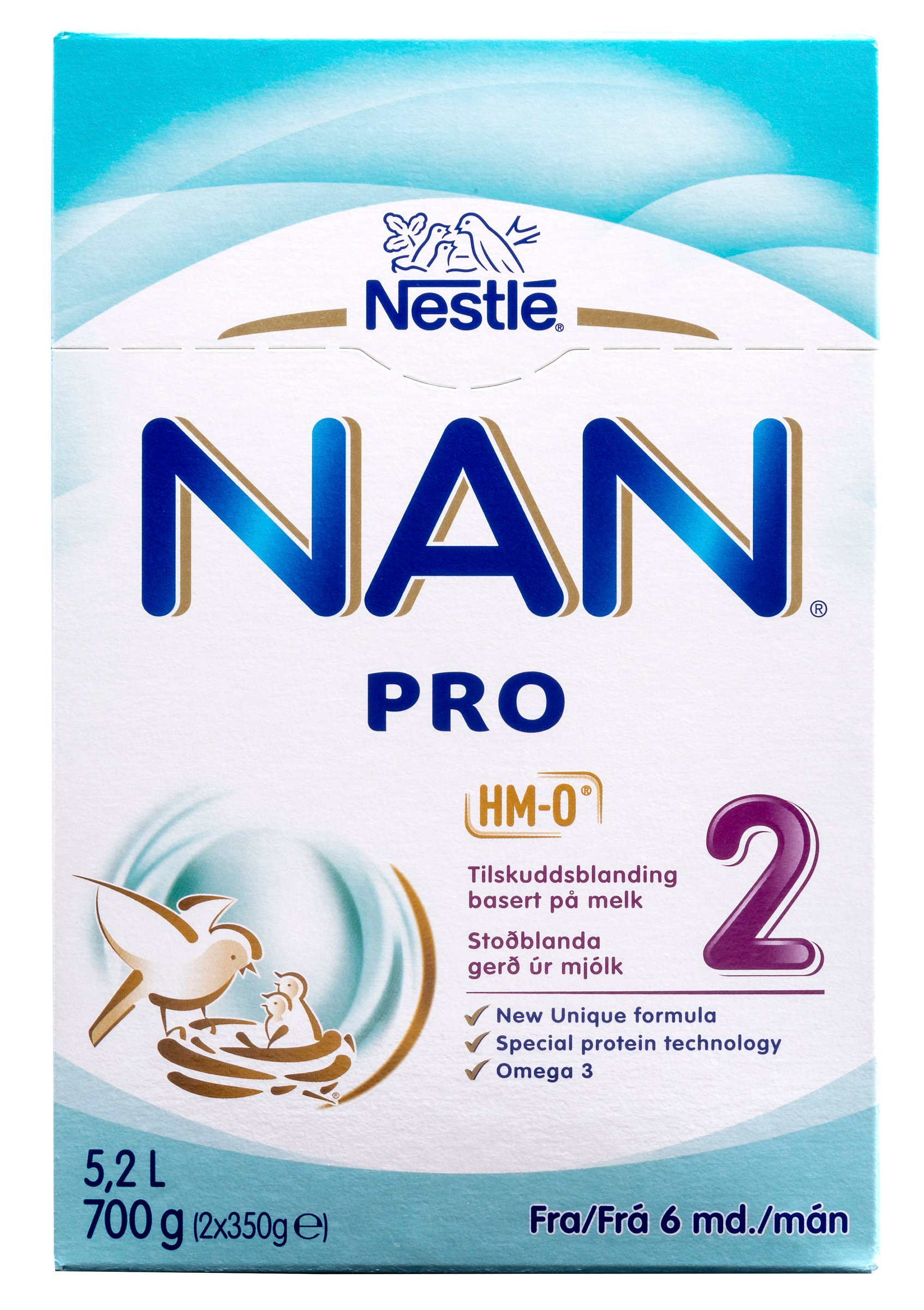 Nan pro 2 hmo fra 6m   700g