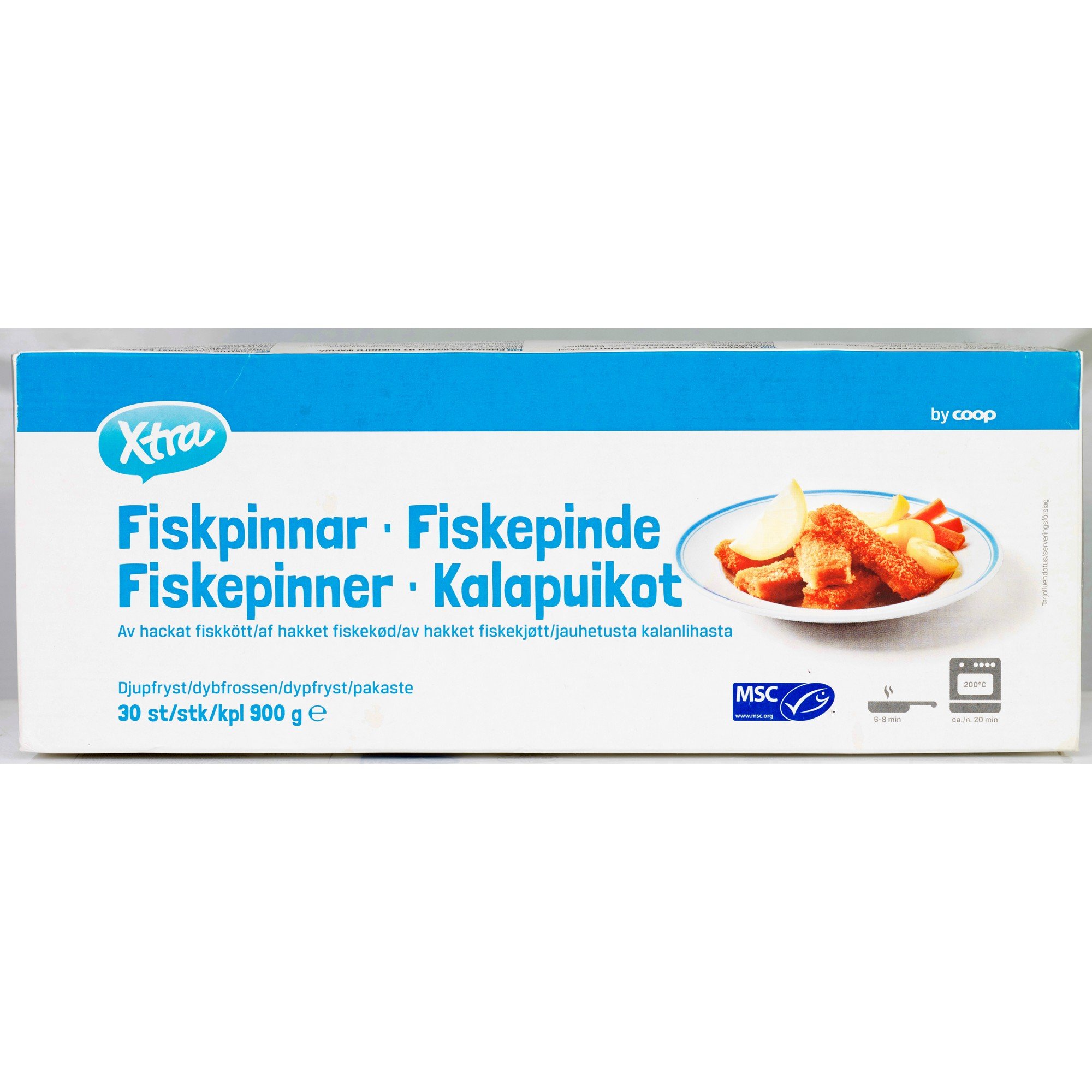 Fiskepinner coop x-tra   900g