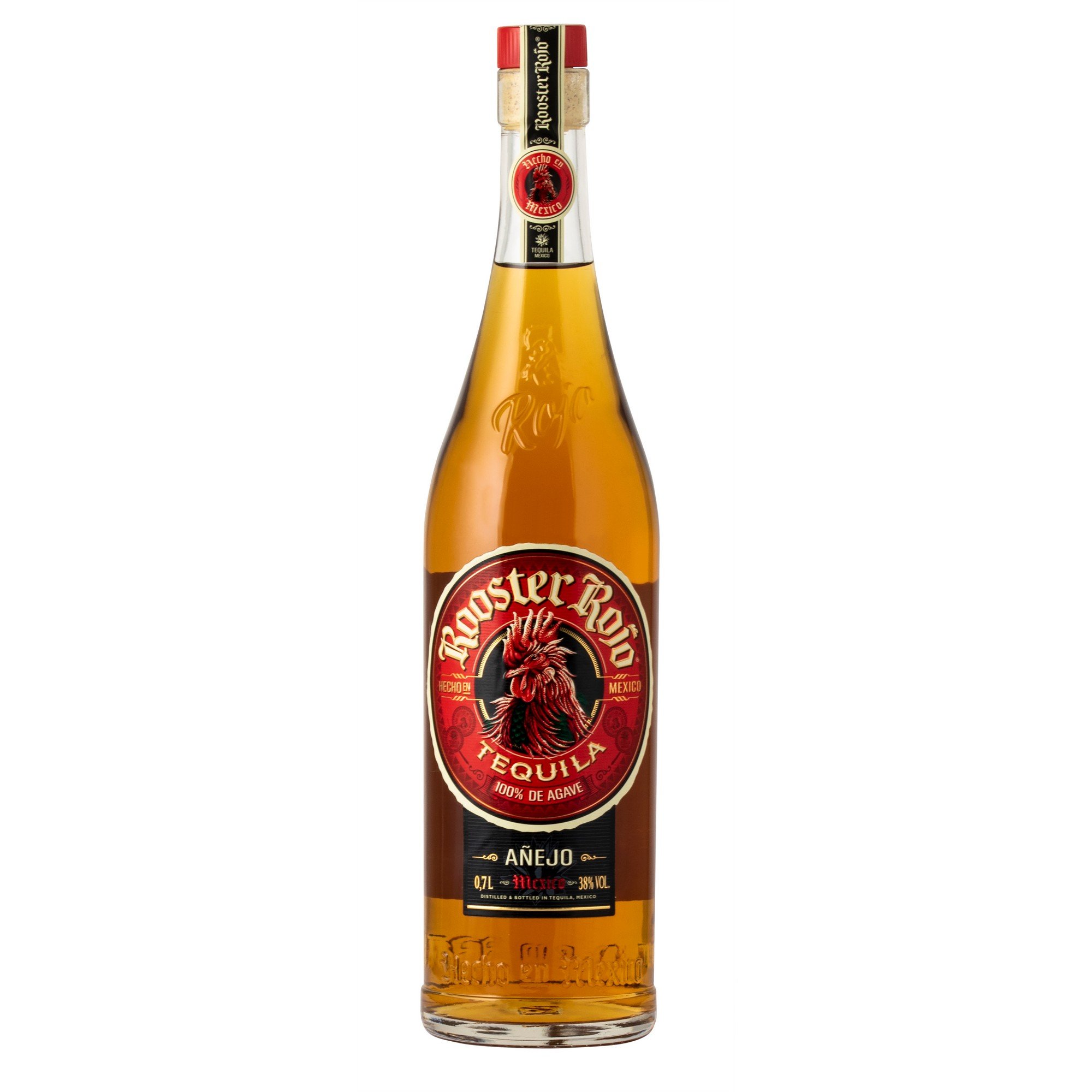 Rooster rojo anejo   38%   70cl