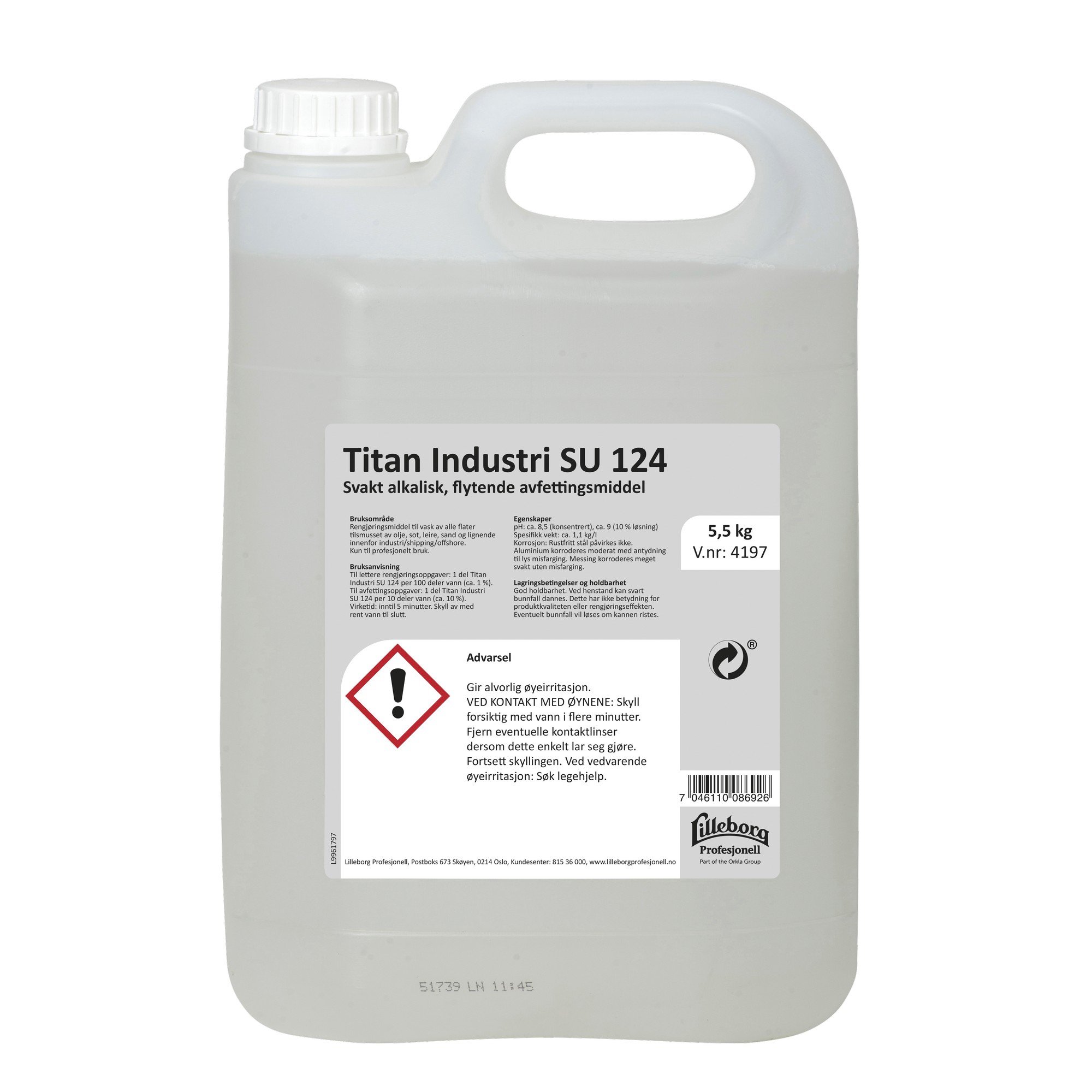 Titan industri su 124  5,1kg