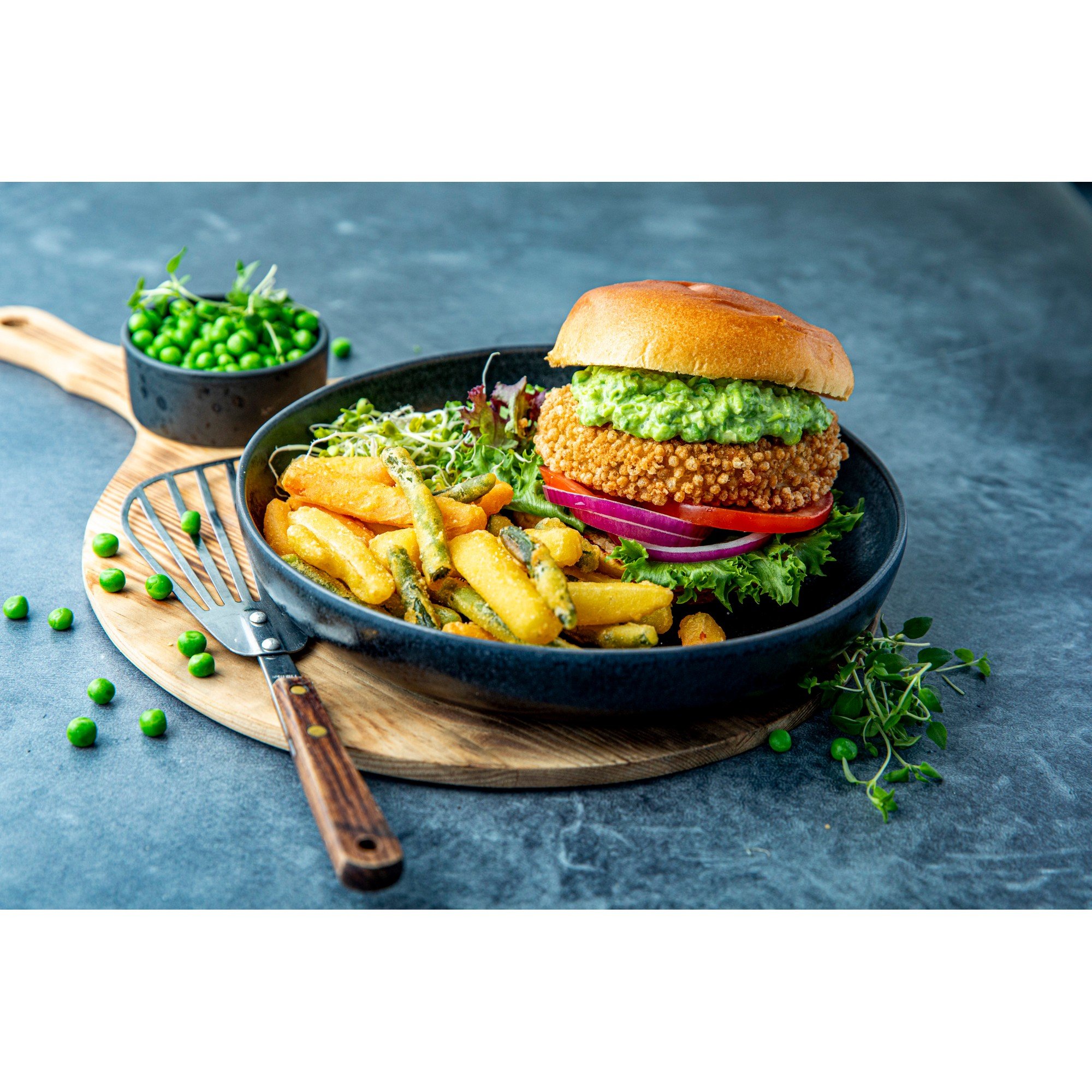 Veggieburger panert 40x120g   4,8kg