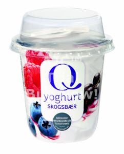 Q yoghurt skogsbær 170g