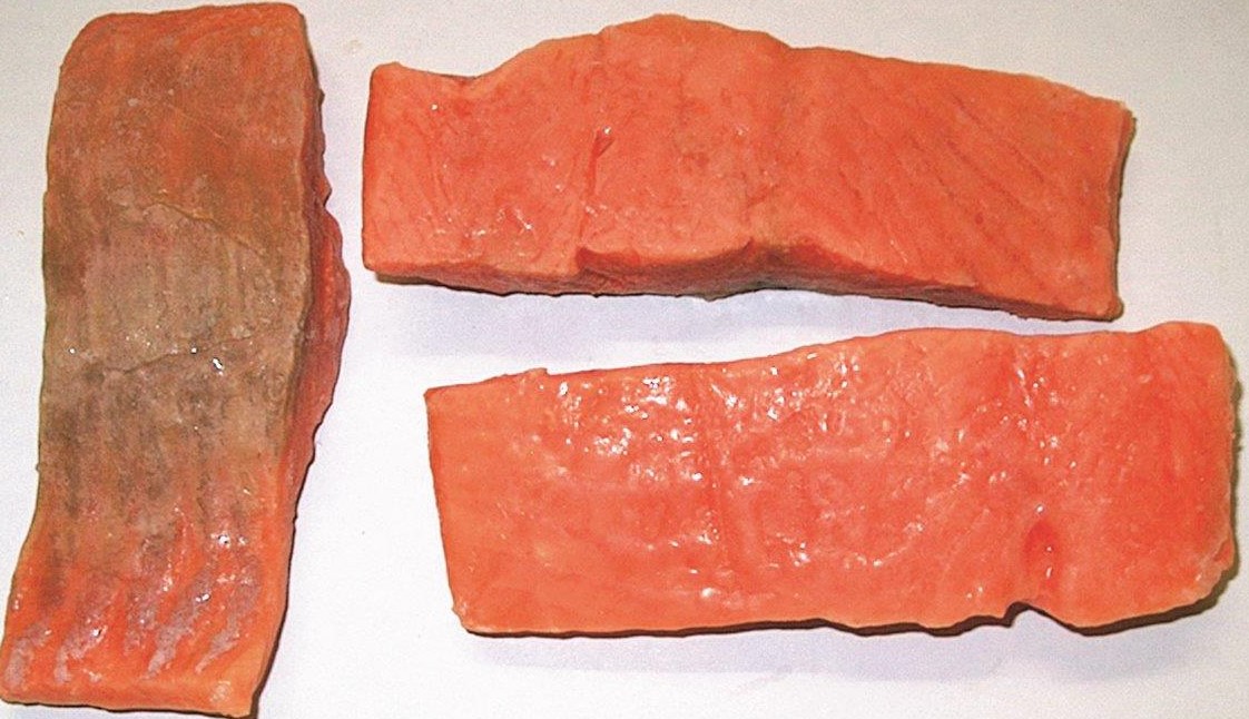 Laksefilet uten skinn og ben 3% glasering  120g  5kg