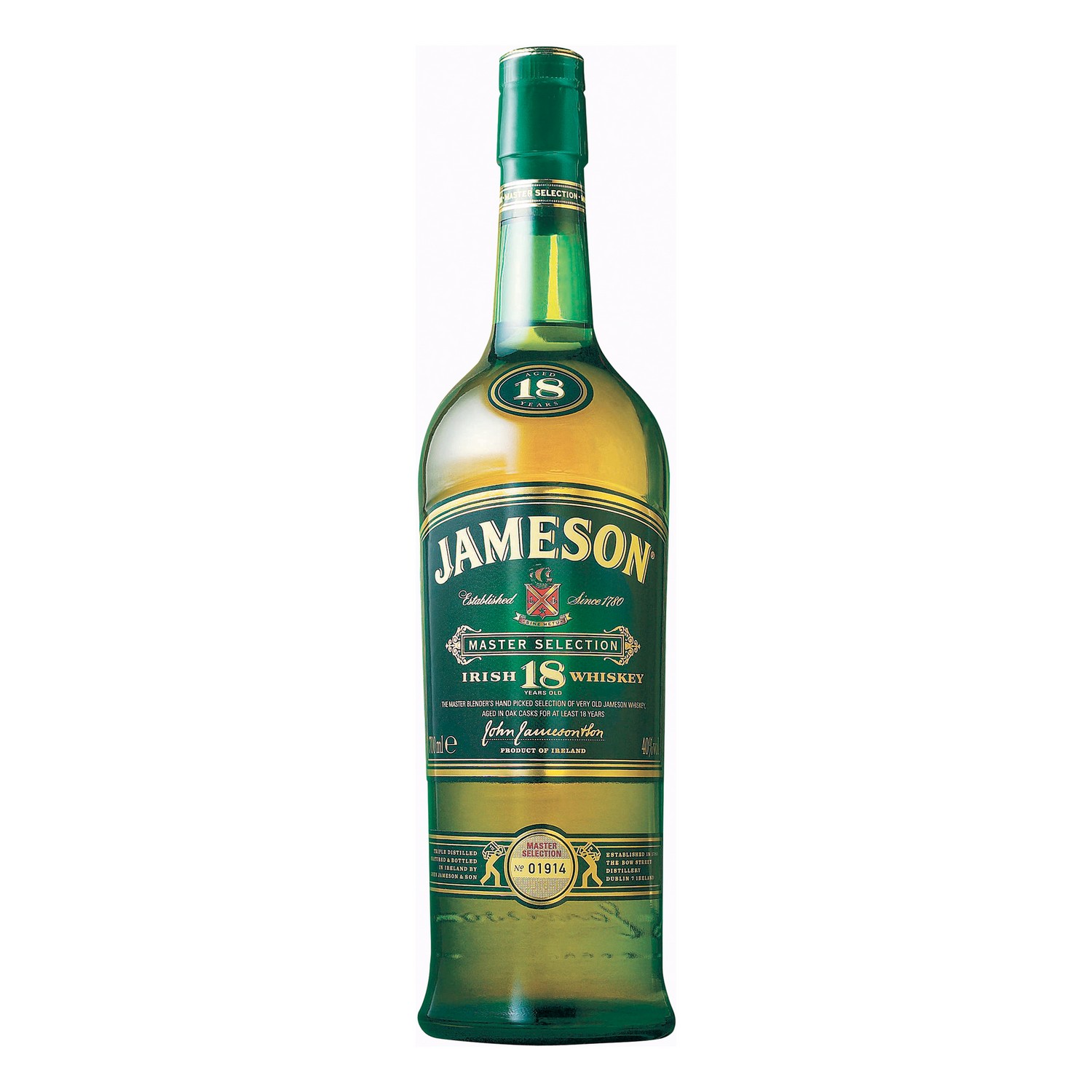 Jameson 18 y.o.  40%  70cl