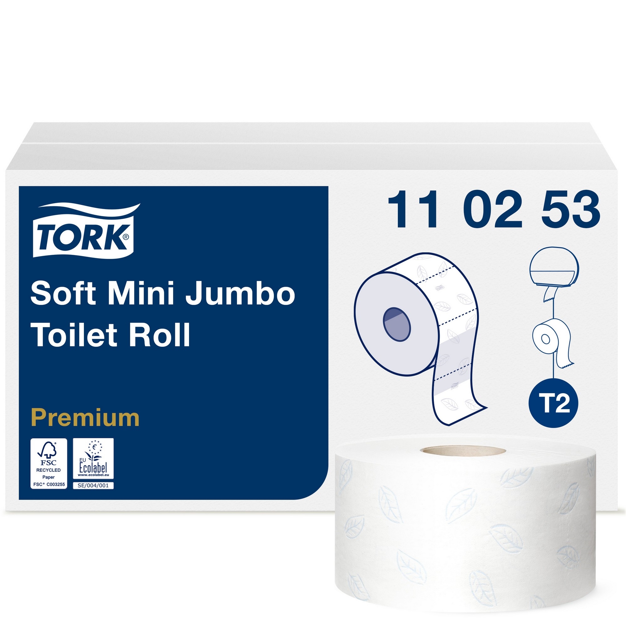 Toalettrull mini jumbo myk 2-lag (t2)   12stk