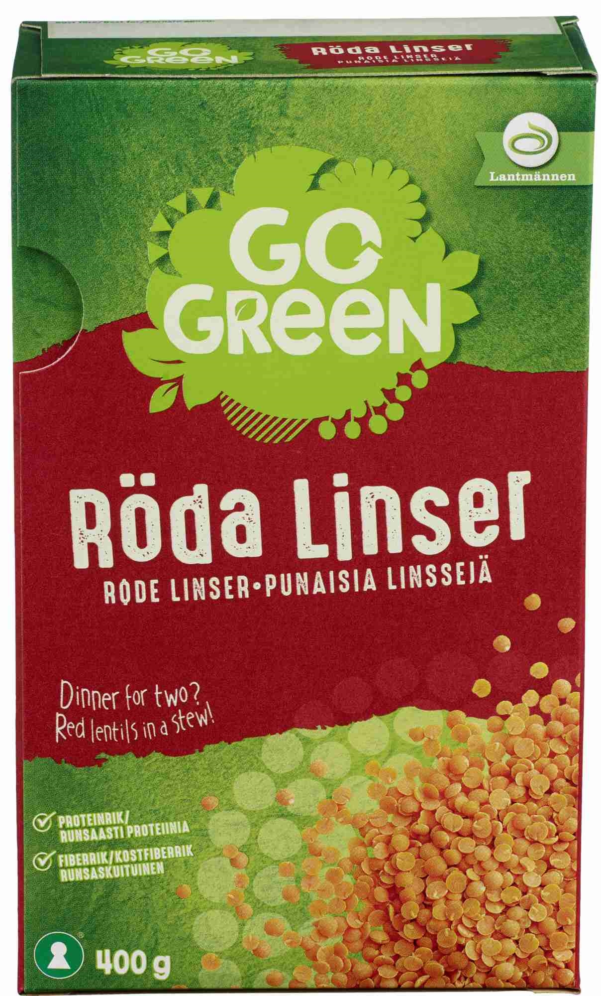 Røde linser   400g