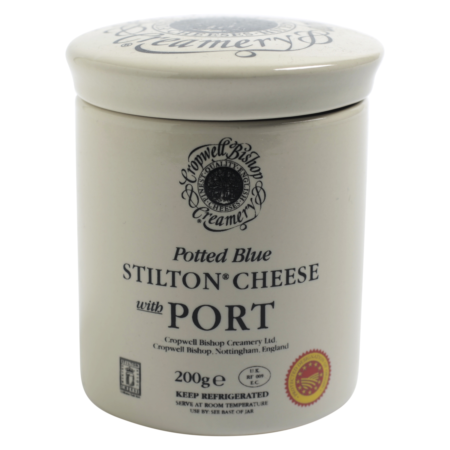 Stilton krukke m portvin 200g