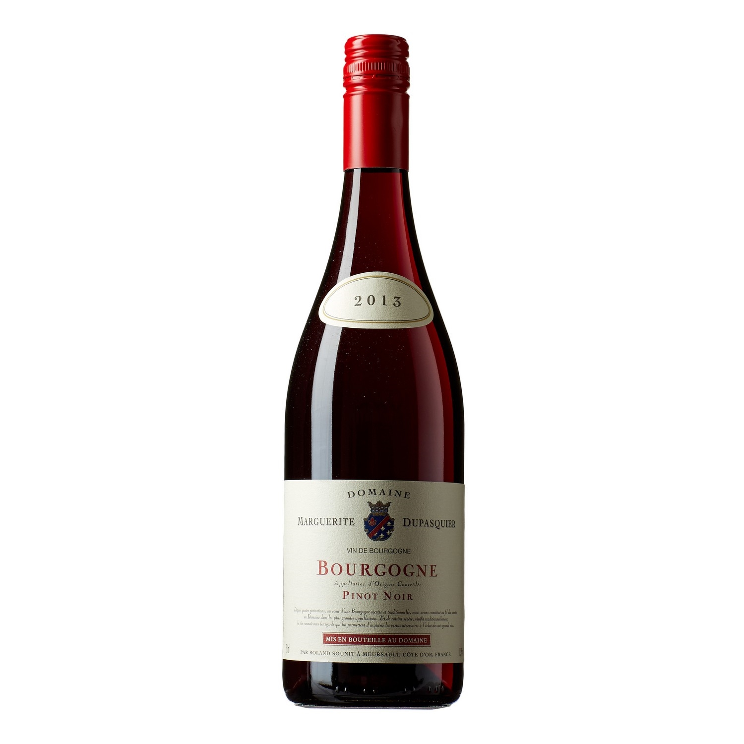 Dom. dupasquier bourgogne pinot noir  13%  75cl