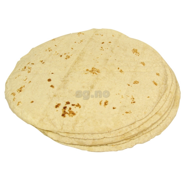 Hvete tortilla 16,5cm mf   8x18stk