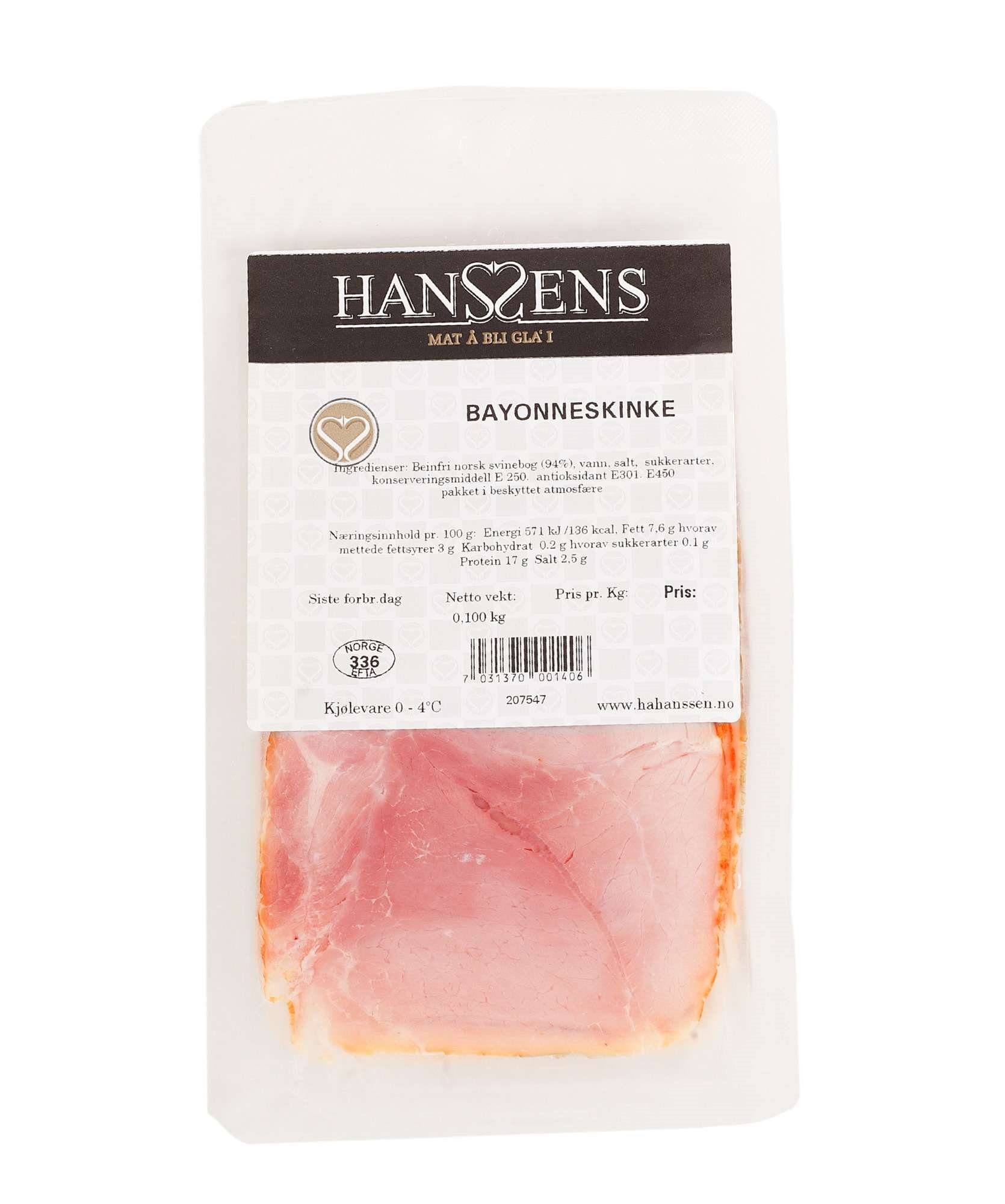 Bayonneskinke  100g