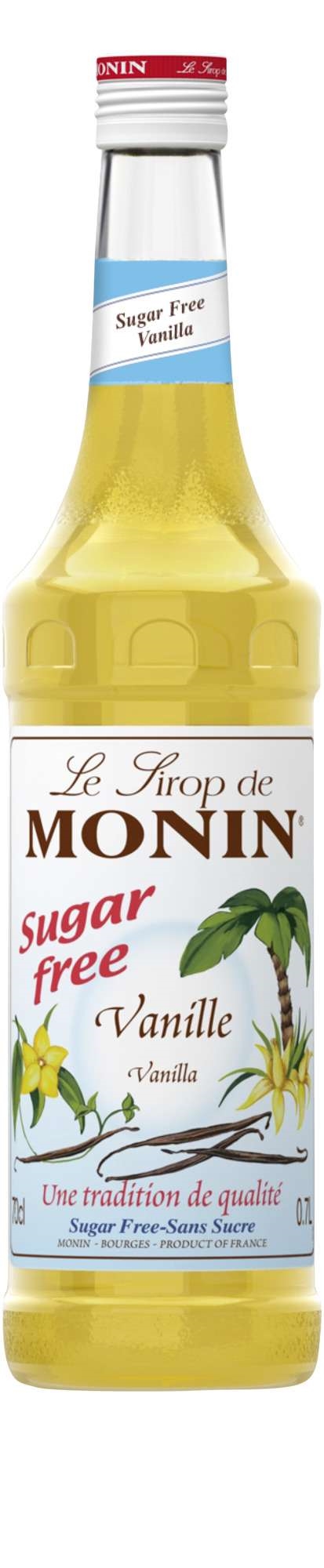 Monin sugarfree vanilla syrup  70cl