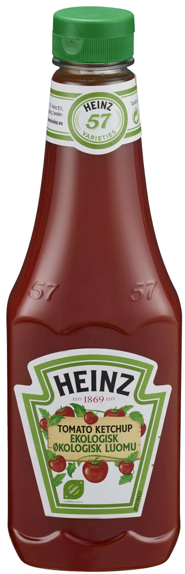 Ketchup økol. heinz   580g