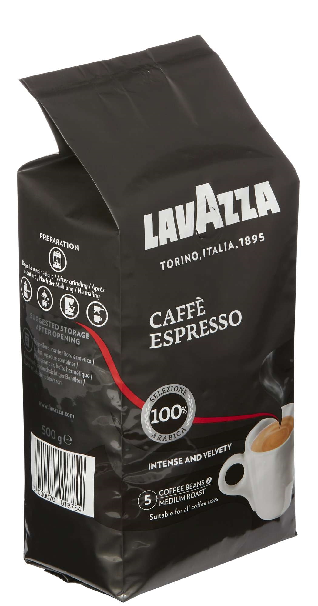 Kaffe espresso hele bønner  500g