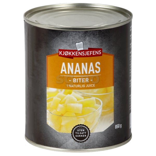 Ananasbiter ks   850g 12/1kg