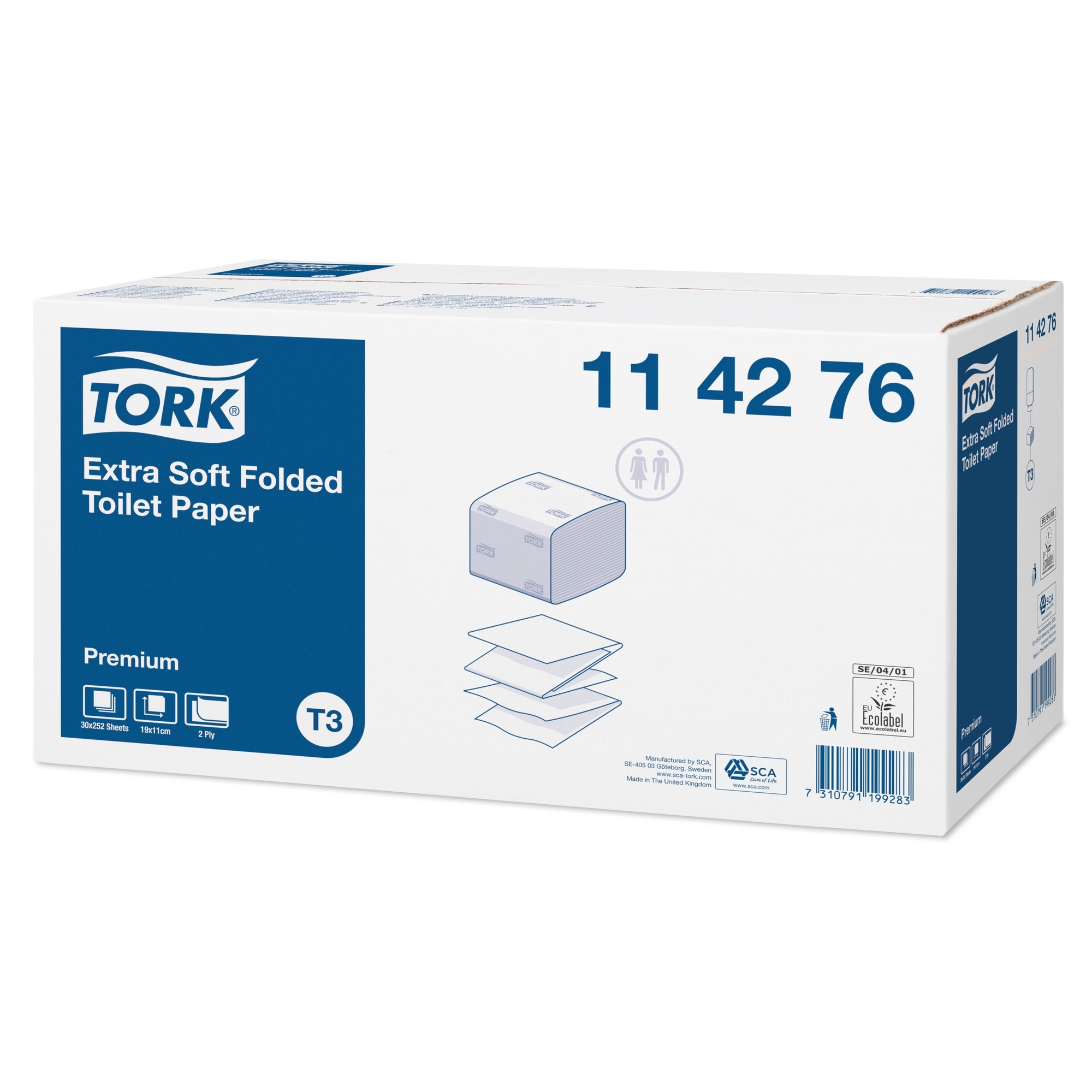 Toalettpapir ekstra mykt ark (t3) 30x252ark