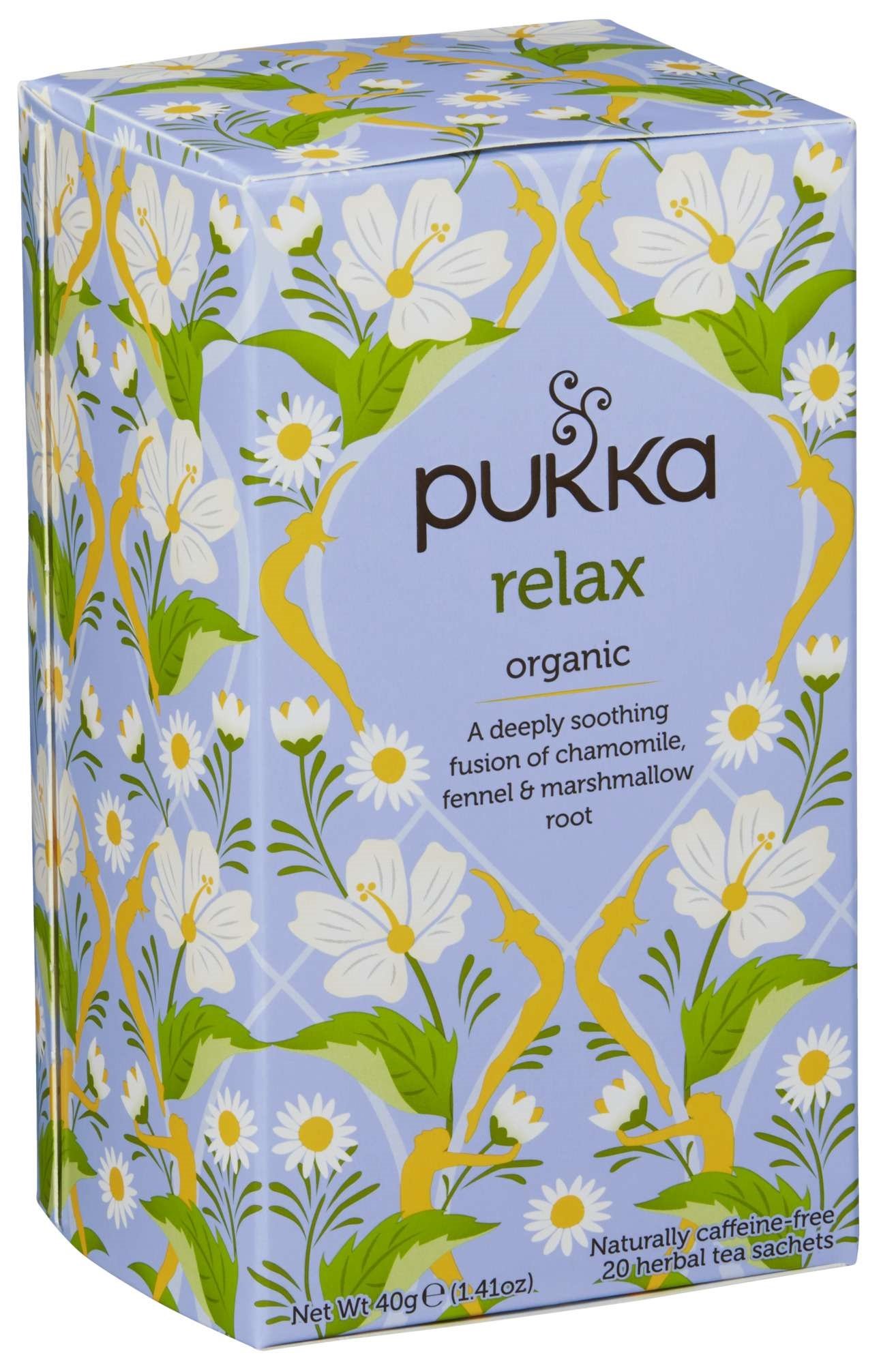 Relax, pukka herb urtete  økol.   20stk