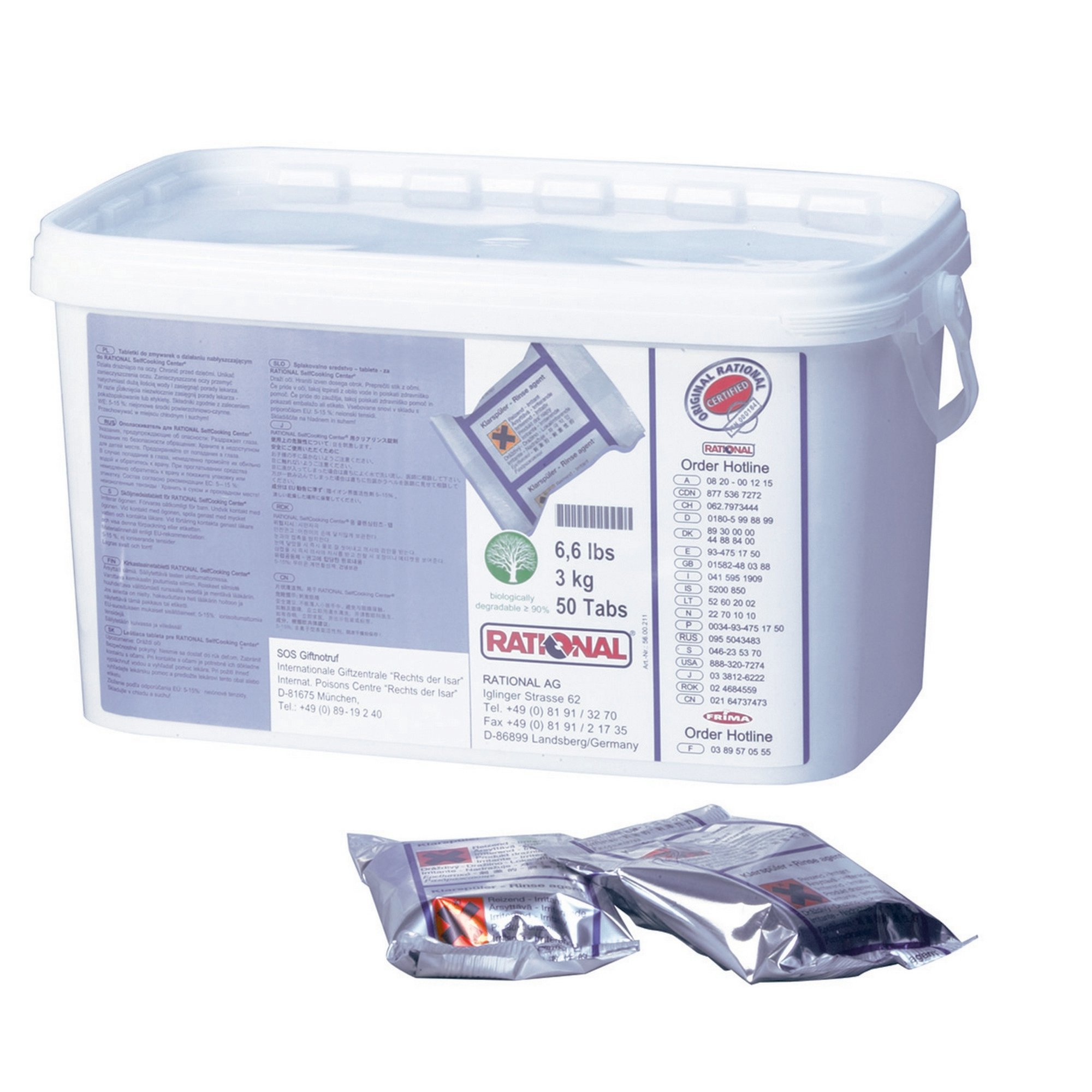 Rational rinse tabs 3kg