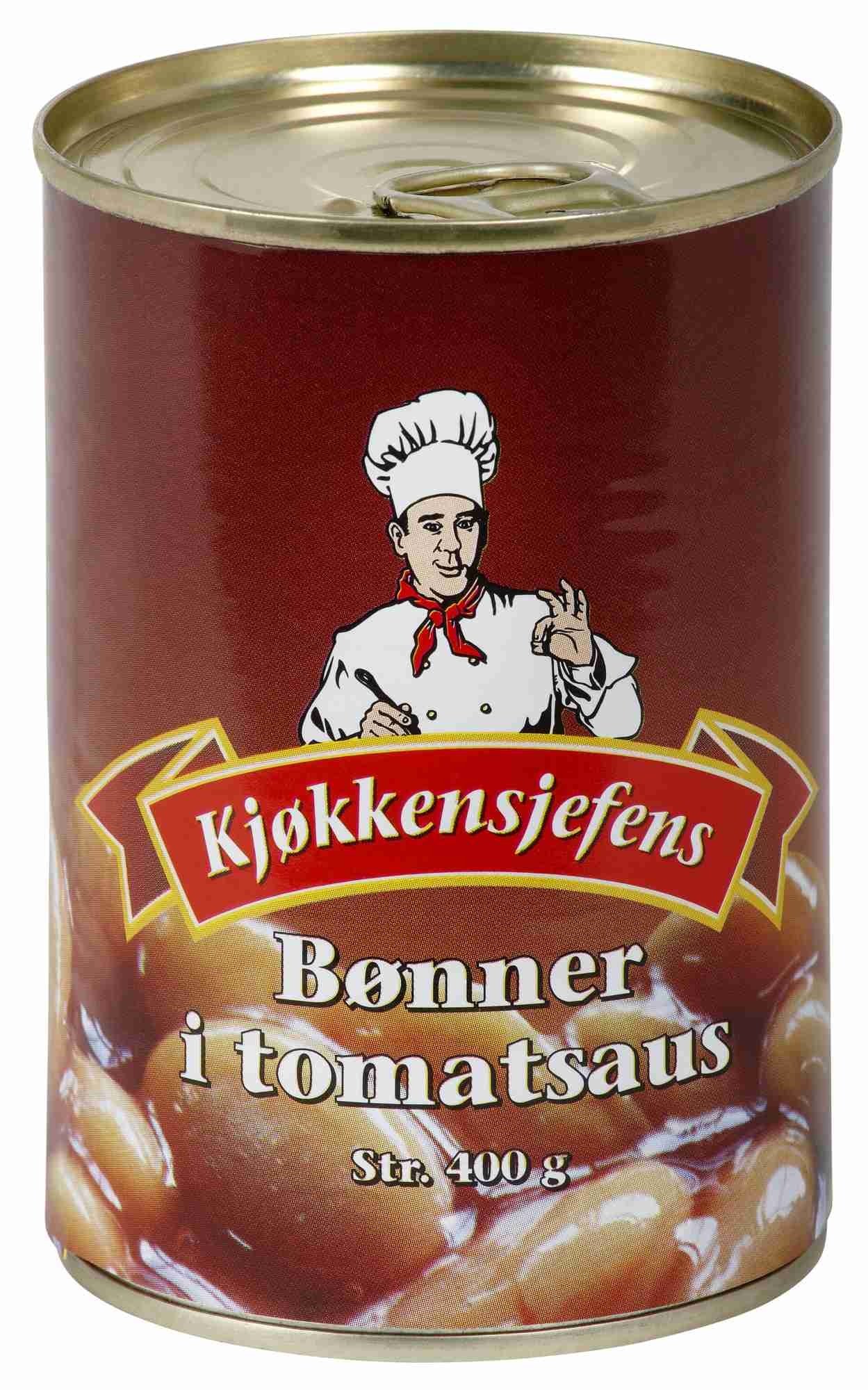 Bønner i tomatsaus      400g