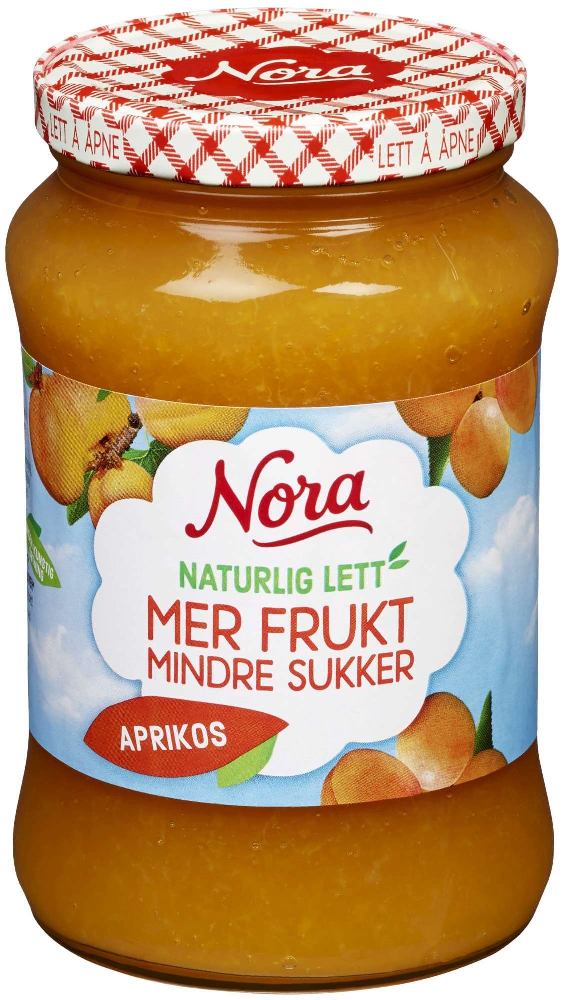 Aprikosmarmelade lett   540g