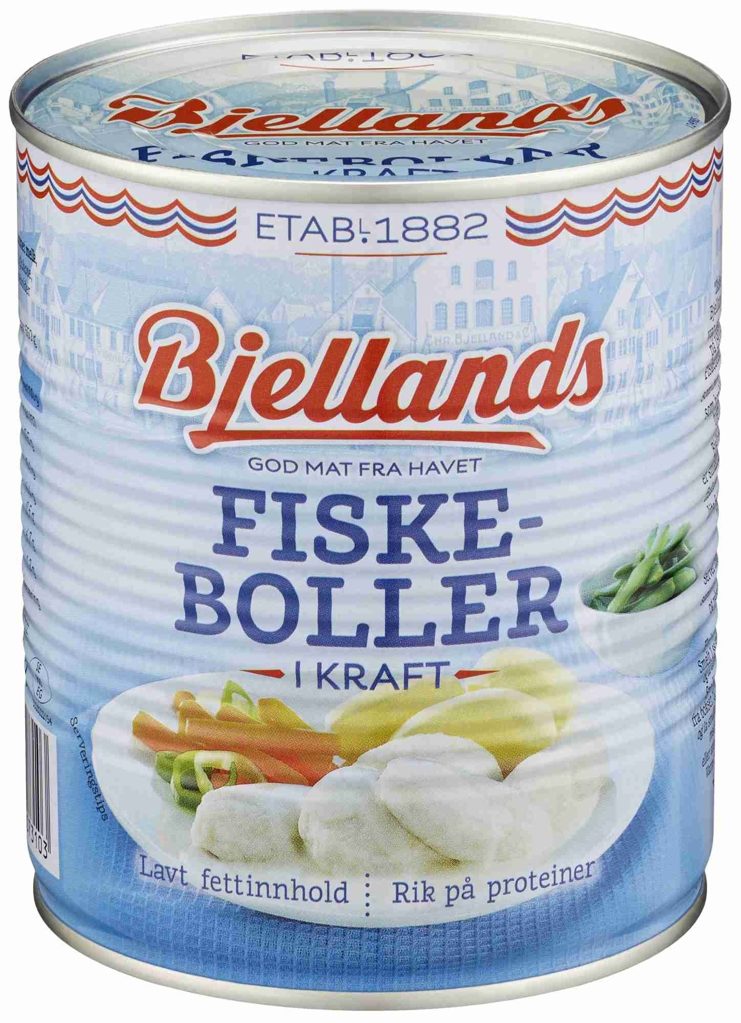 Fiskeboller i kraft   800g