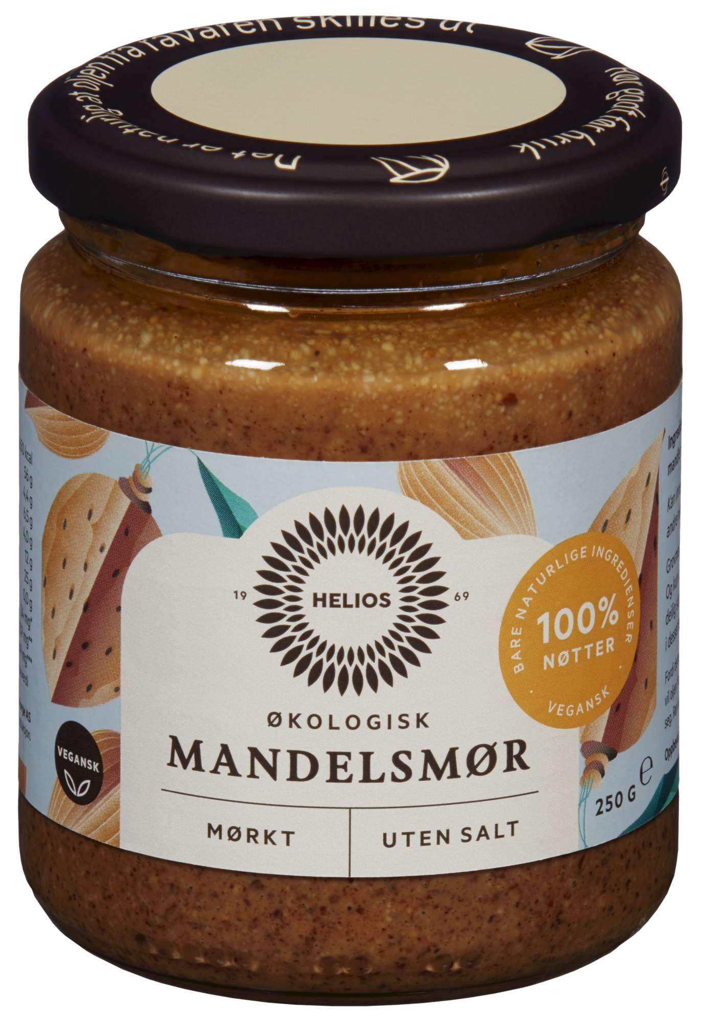 Mandelsmør mørk økol.    250g