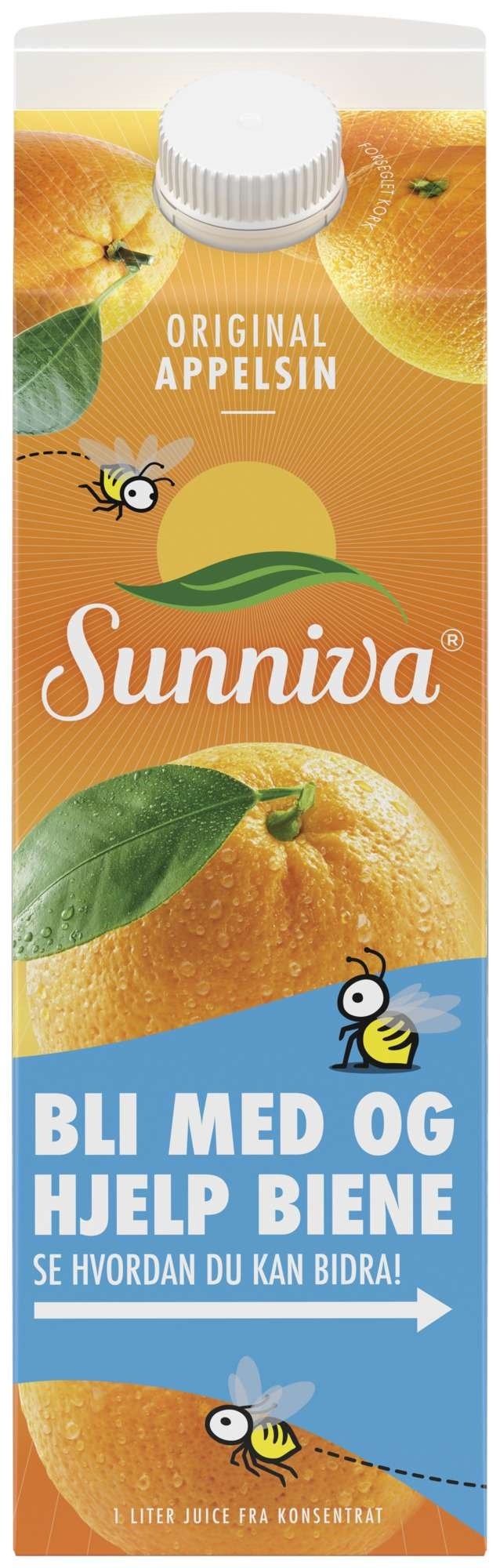 Sunniva appelsinjuice org.    1l