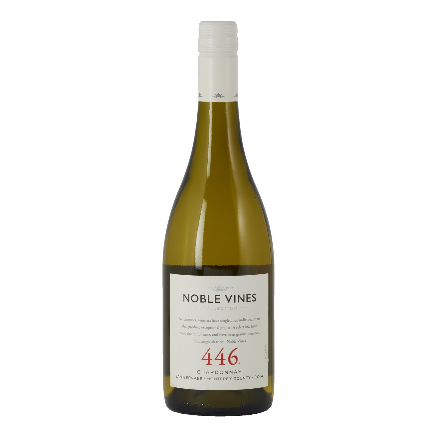 Noble vines 446 chardonnay single vineyard  14,5%  75cl