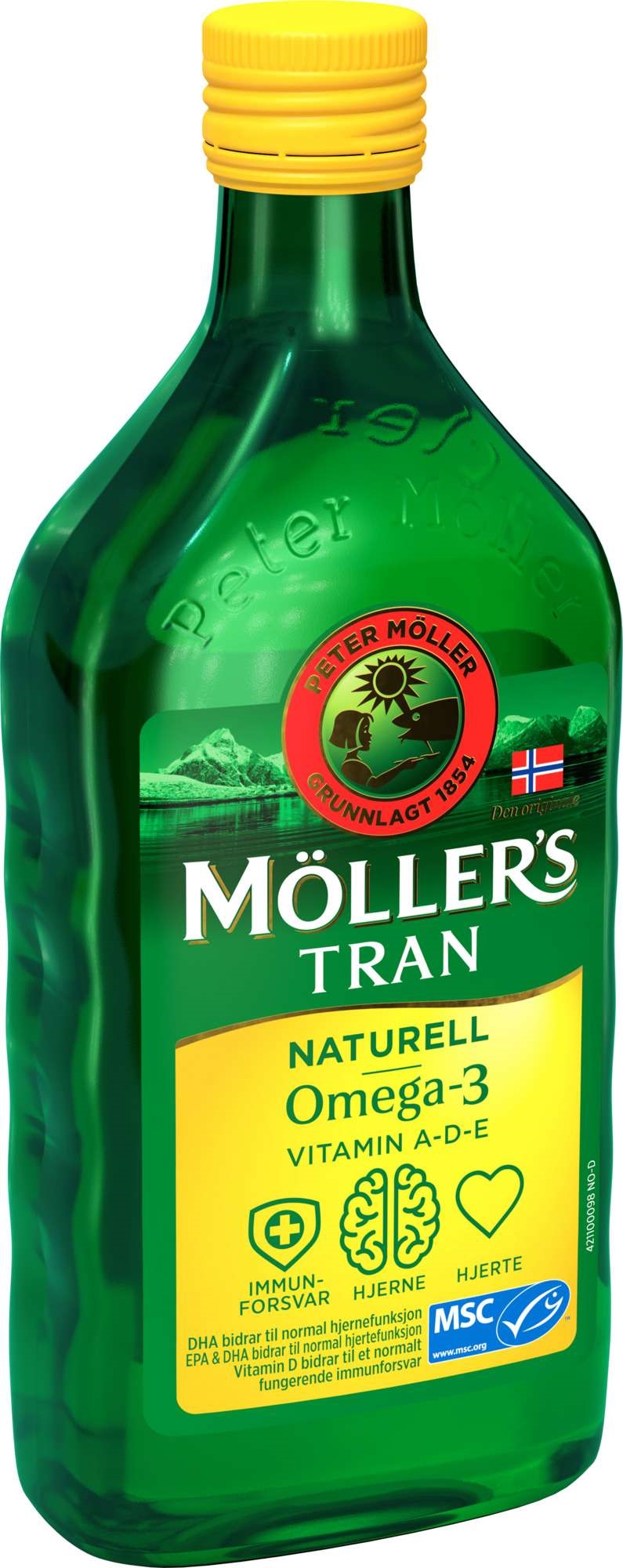 Möller's tran naturell ny 500ml