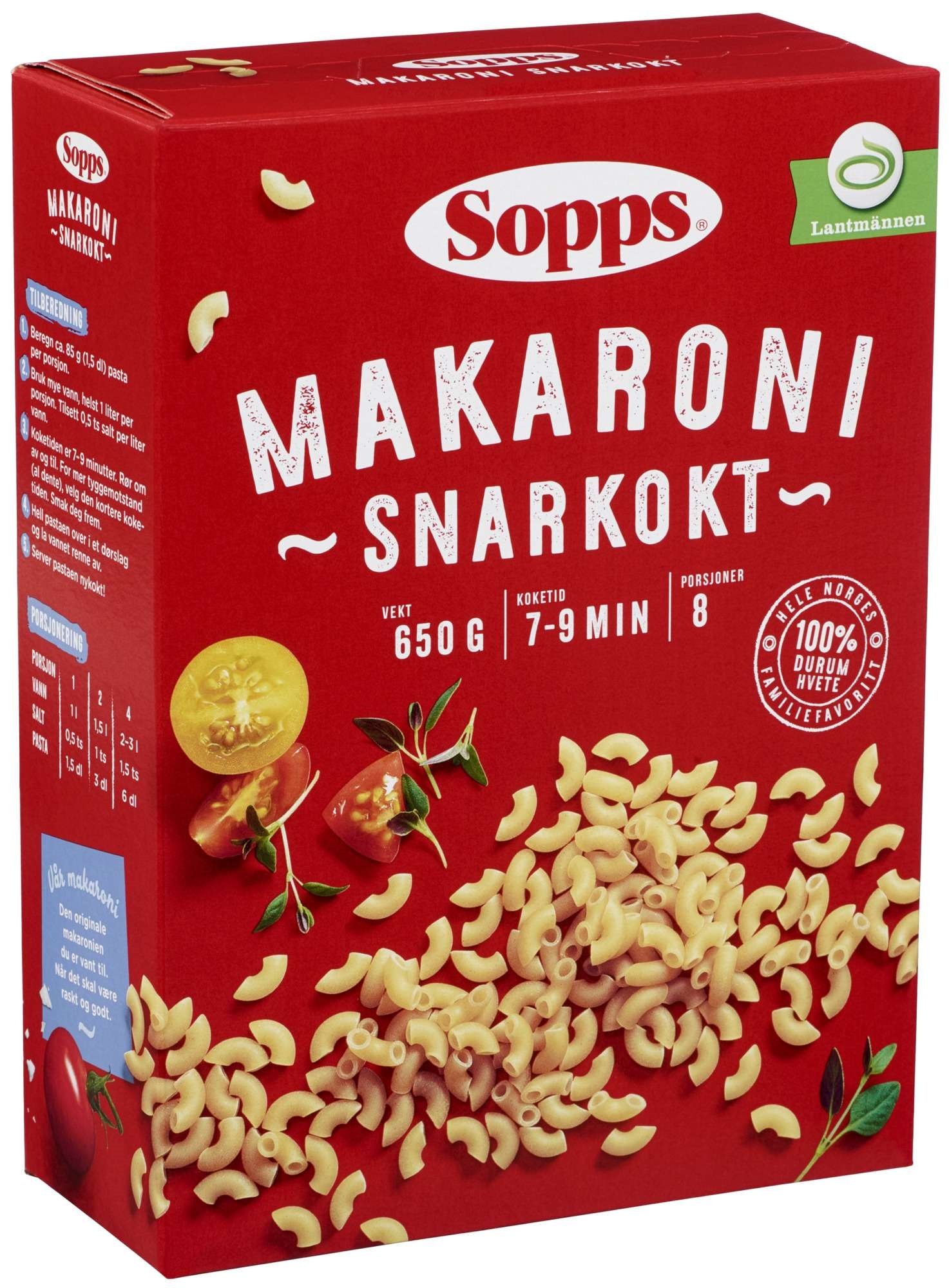 Makaroni snarkokt   650g