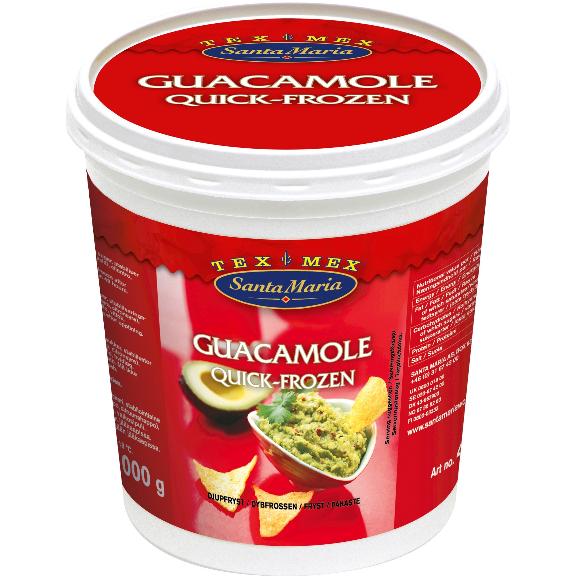 Guacamole fryst      1kg